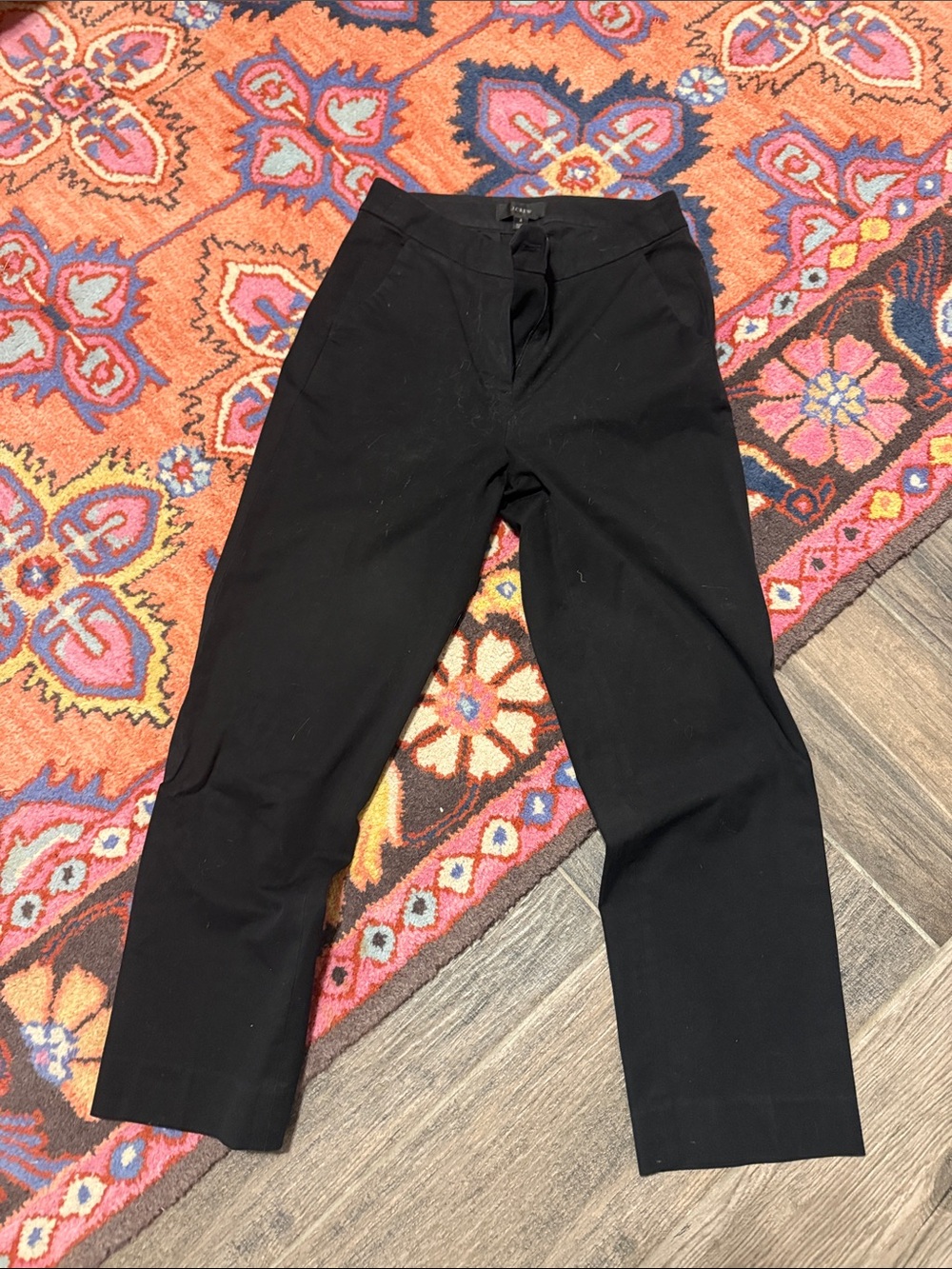 J. Crew Black womens ankle Chinos